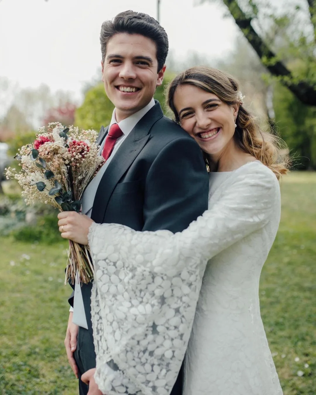 Boda producida por Esferic Group — detalle de novios